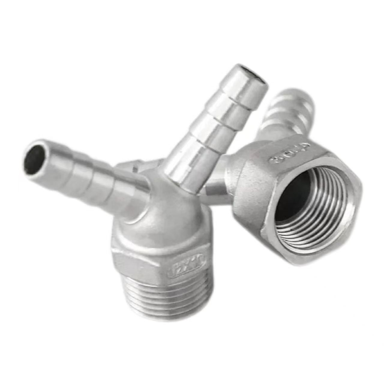 Y-shaped Female Thread Hose Barb Adapter